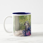 "Noch Leben Flügel-und Schatz-" noble Tasse (Links)