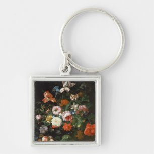 Noch Leben mit Blumen Schlüsselanhänger