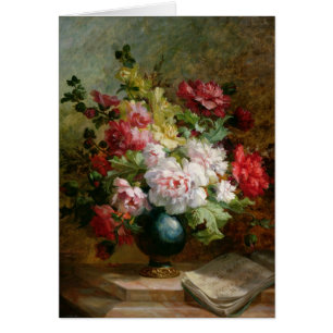 Noch Leben mit Blumen und Blattmusik