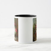 Noch Leben mit Blumen und Blattmusik Tasse (Zentrum)