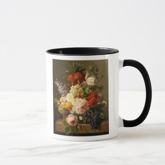 Noch Leben mit Blumen und Frucht, 1827 Tasse (Rechts)