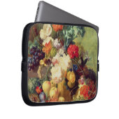 Noch Leben mit Blumen und Frucht Laptopschutzhülle (Vorne Rechts)