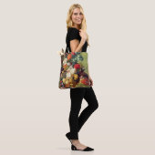 Noch Leben mit Blumen und Frucht Tasche (Am Model)