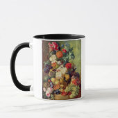 Noch Leben mit Blumen und Frucht Tasse (Links)