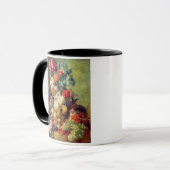 Noch Leben mit Blumen und Frucht Tasse (Vorderseite Links)