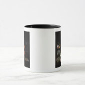 Noch Leben mit Blumen und Insekten Tasse (Zentrum)