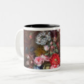 Noch Leben mit Blumen Zweifarbige Tasse (Vorderseite Links)