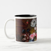 Noch Leben mit Blumen Zweifarbige Tasse (Links)