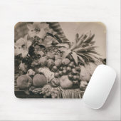 Noch Leben mit Frucht, 1860 (Sepia-Foto) Mousepad (Mit Mouse)