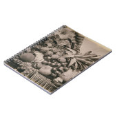 Noch Leben mit Frucht, 1860 (Sepia-Foto) Notizblock (Linke Seite)