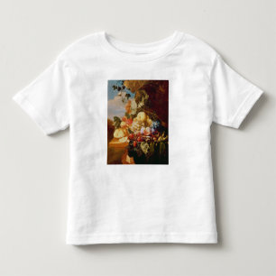 Noch Leben mit Frucht und Blumen Kleinkind T-shirt