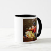 Noch Leben mit Frucht und Blumen Tasse (VorderseiteRechts)