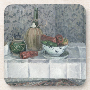 Noch Leben mit Paprikaschoten, 1899 (Öl auf Getränkeuntersetzer