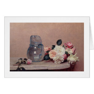 Noch Leben mit Rosen, 1889 (Öl auf Leinwand)