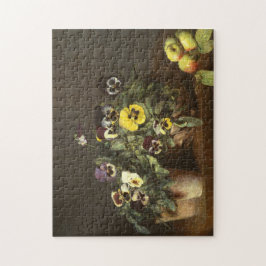 Noch Leben mit Stiefmütterchen durch Henri Puzzle