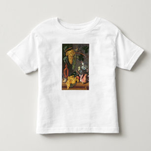 Noch Leben mit Trauben, Vögeln und Blumen Kleinkind T-shirt