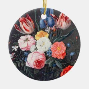 Noch Leben T32511 der Blumen in einem Vase, 1661 Keramik Ornament
