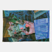 Noch Leben vor einem offenen Fenster von Juan Gris Geschirrtuch (Horizontal)