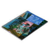 Noch Leben vor einem offenen Fenster von Juan Gris Notizblock (Linke Seite)