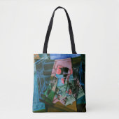 Noch Leben vor einem offenen Fenster von Juan Gris Tasche (Vorderseite)