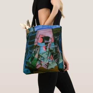 Noch Leben vor einem offenen Fenster von Juan Gris Tasche