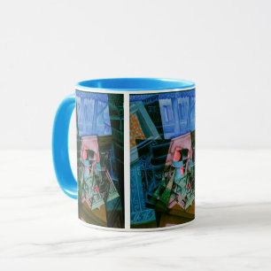 Noch Leben vor einem offenen Fenster von Juan Gris Tasse