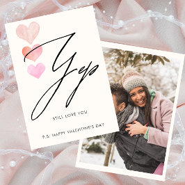 Noch Liebe Sie Foto Valentine Tageskarte Einladung
