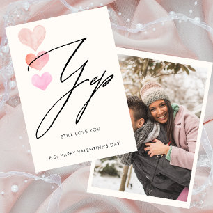 Noch Liebe Sie Foto Valentine Tageskarte Einladung