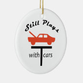 Noch mit Autos Keramik Ornament (Rechts)