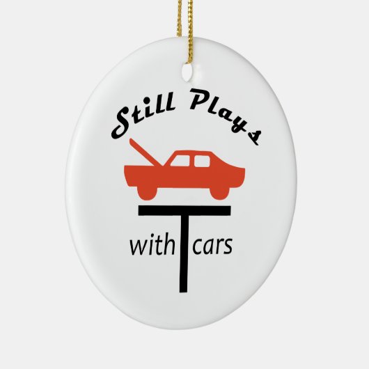 Noch mit Autos Keramik Ornament (Rechts)