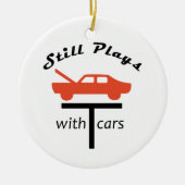 Noch mit Autos Keramik Ornament (Vorne)