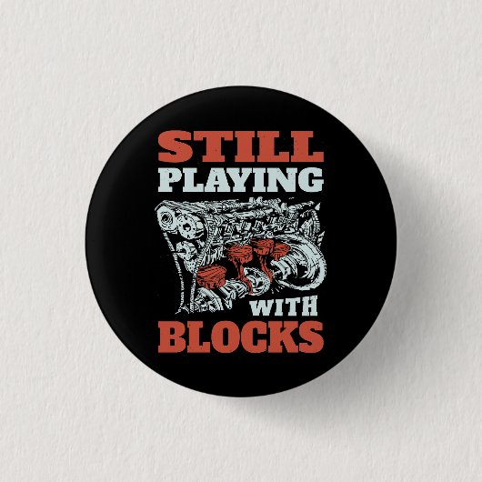 Noch mit Blockmechanik spielen Button (Vorderseite)