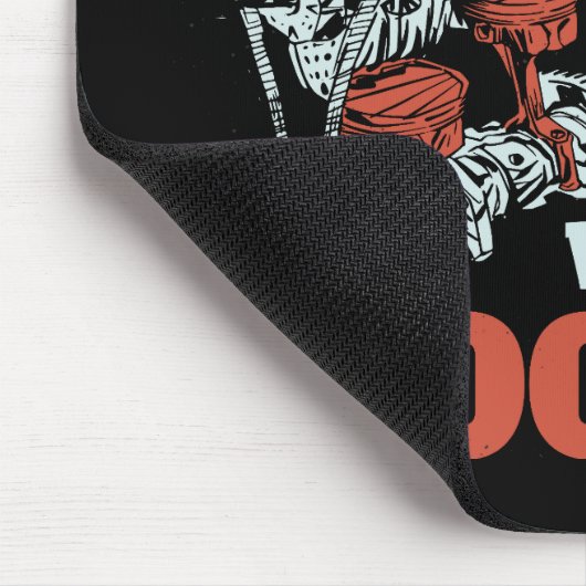 Noch mit Blockmechanik spielen Mousepad (Ecke)