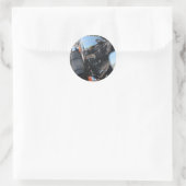 Noch mit Krafträdern Runder Aufkleber (Tasche)