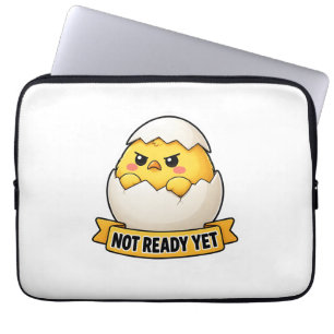 Noch nicht bereit Lustiges Küken Meme Laptopschutzhülle