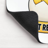 Noch nicht bereit Lustiges Küken-Meme Mousepad (Ecke)