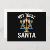 Noch nicht heute Weihjüdisch Hanukkah Holiday Meno Postkarte (Vorne/Hinten)