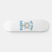 Noch nicht heute Weihjüdisch Hanukkah Holiday Meno Skateboard (Horizontal)