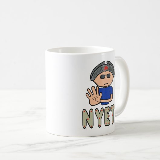 Noch nicht! kaffeetasse (VorderseiteRechts)