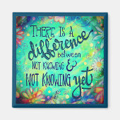 Noch nicht kennen Blauer Inspirivity Magnet (Vorne)