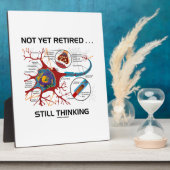 Noch nicht müde ... Noch immer denken Neuron Synap Fotoplatte (Seite)