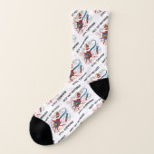 Noch nicht müde ... Noch immer denken Neuron Synap Socken (Links - Außen)