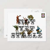 Noch nicht stabil postkarte (Vorne/Hinten)