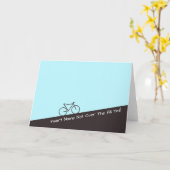 Noch nicht über dem Hügel - Radfahren - Name hinzu Karte (Gelbe Blume)