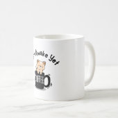 Noch nicht wach Kaffeeliebhaber  Kaffeetasse (VorderseiteRechts)