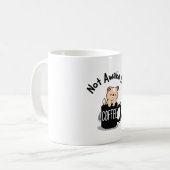 Noch nicht wach Kaffeeliebhaber  Kaffeetasse (Vorderseite Links)