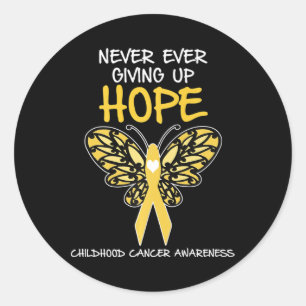 Noch nie gab es Hoffnung auf Krebs im Kindesalter Runder Aufkleber