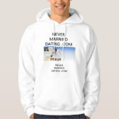 Noch nie Verheiratet Verabredet Hoodie (Vorderseite)