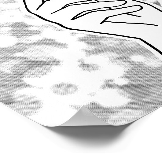 Noch nie verschwunden poster (Ecke)