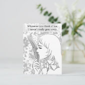 Noch nie verschwunden postkarte (Stehend Vorderseite)